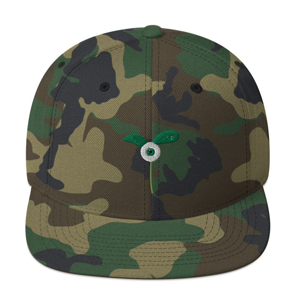 Snapback BudGreen-Oeil Vert