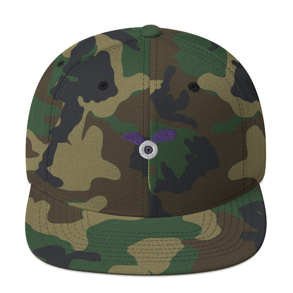 Snapback BudGreen-Oeil Violet