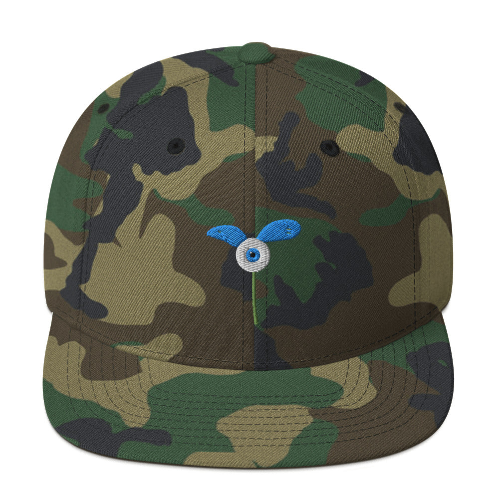 Snapback BudGreen-Oeil Bleu claire