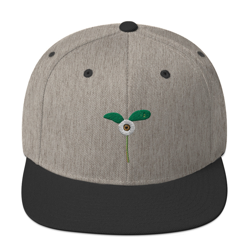 Snapback BudGreen-Oeil Marron