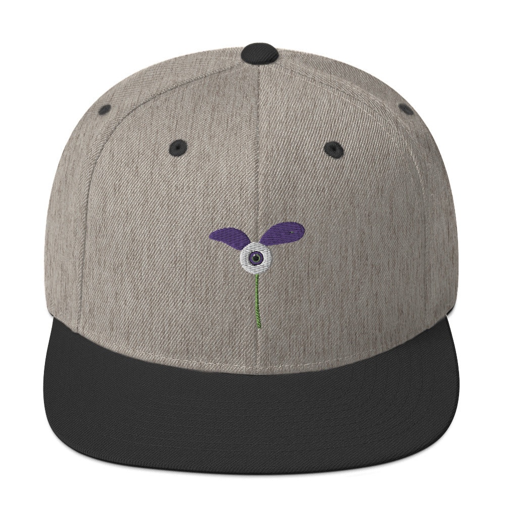 Snapback BudGreen-Oeil Violet