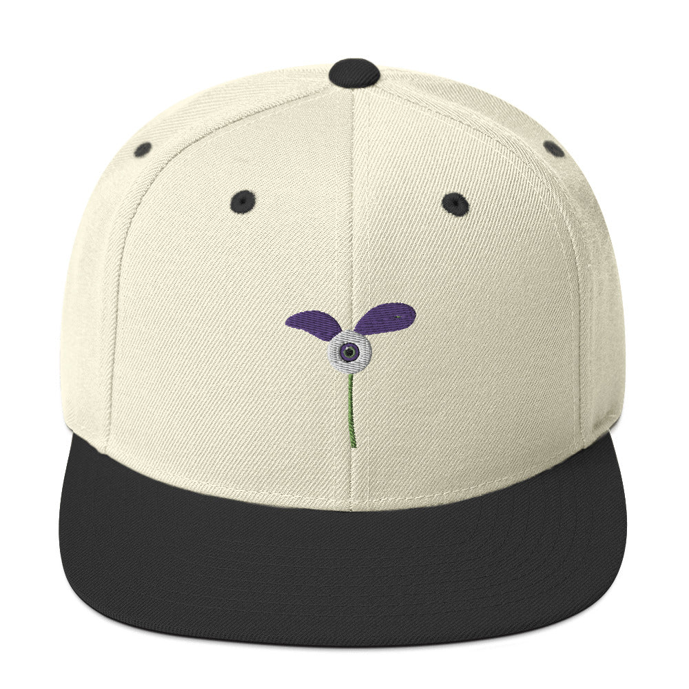 Snapback BudGreen-Oeil Violet