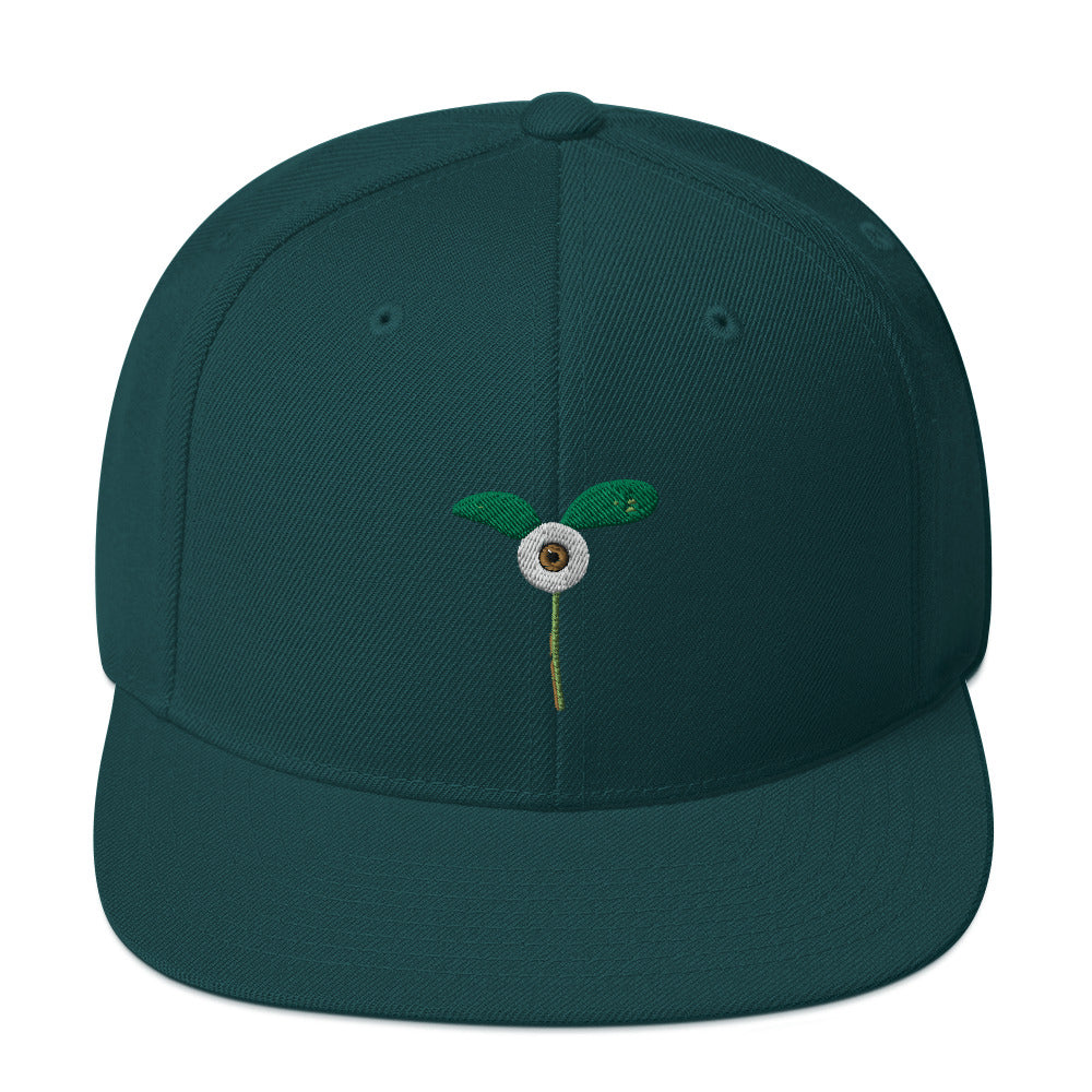 Snapback BudGreen-Oeil Marron